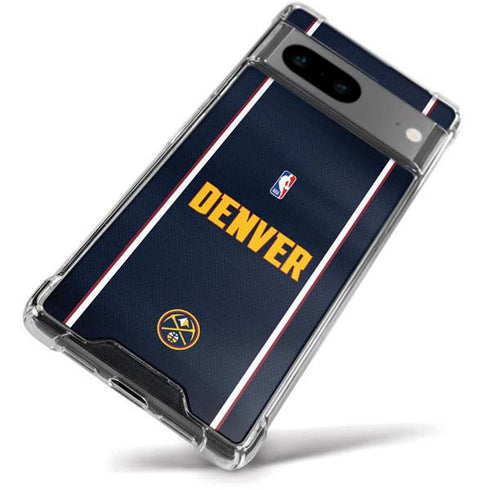 NBA Denver Nuggets Jersey Google Pixel 8 Clear Case